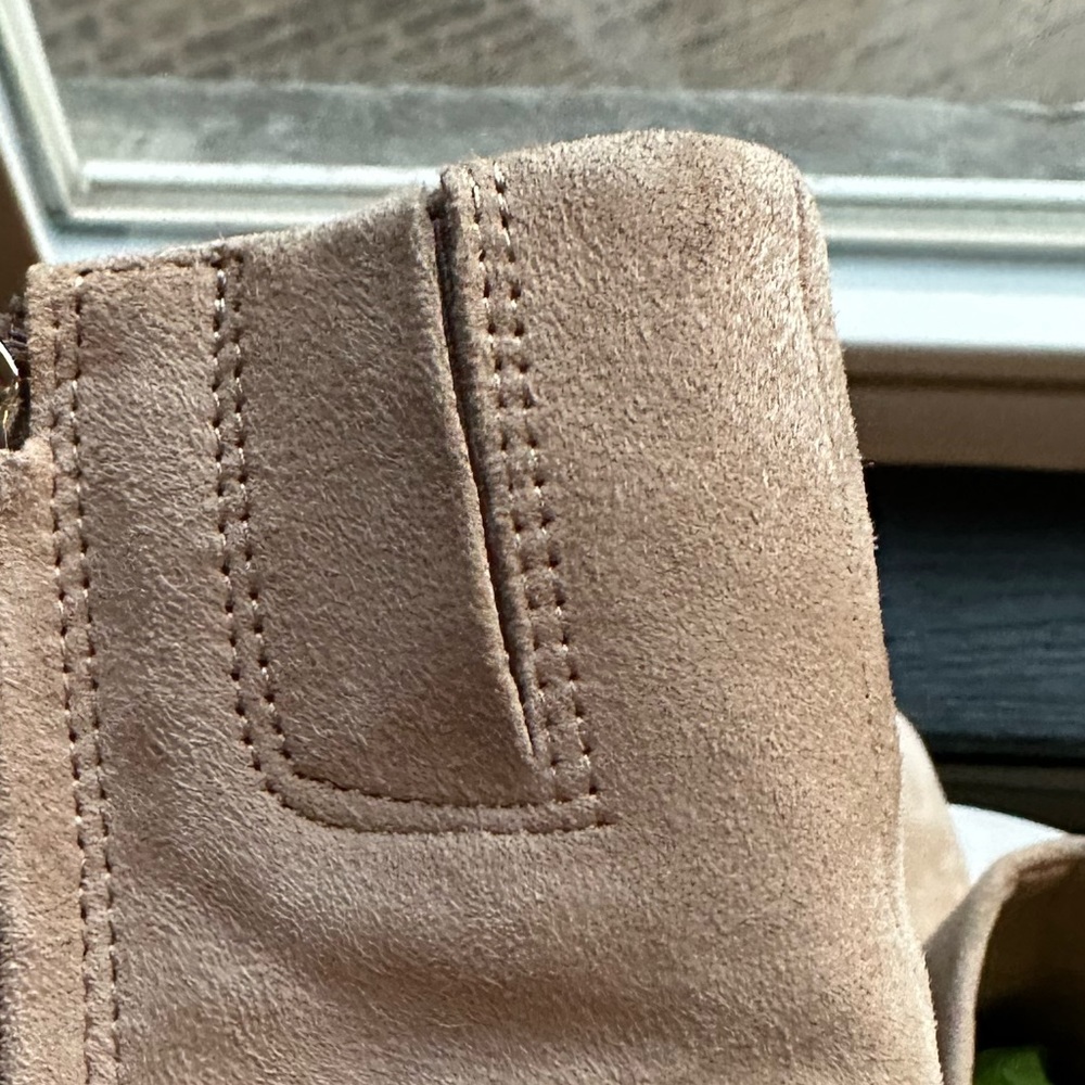 🌸SAM EDELMAN🌸 Fawn Booties Suede Warn Oat Suede size 8 - Picture 13 of 16